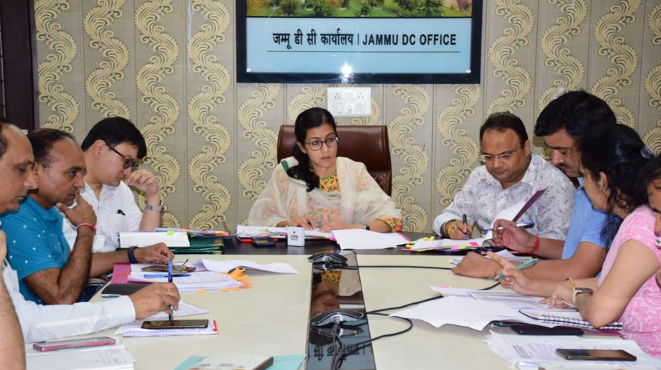 Deputy Commissioner Jammu reviews working of Revenue Department